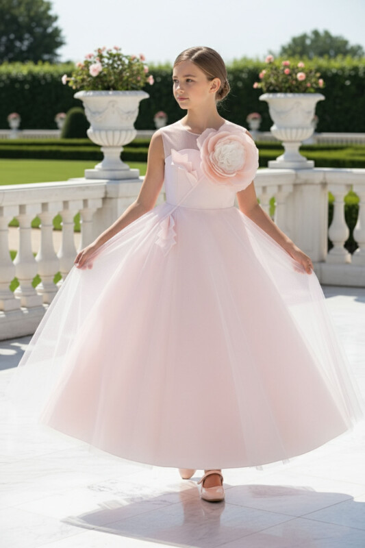 Powder Girls Flower Tulle Gown 8-14 AGE 36067PR 