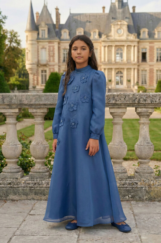 Navy Girls Long Sleeve Dress 8-15 AGE 36381PR - Clothes