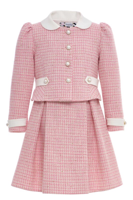 Powder Girls Tweed Dress & Jacket Set 8-15 AGE 36269PR - Clothes (1)