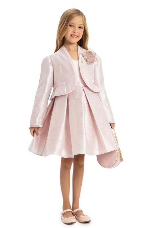 Powder Girls Set with Bolero and Matching Bag 3-7 AGE 35350PR 