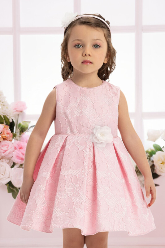 Pink Baby Girl Dress 6-24 MONTH 35459PR 