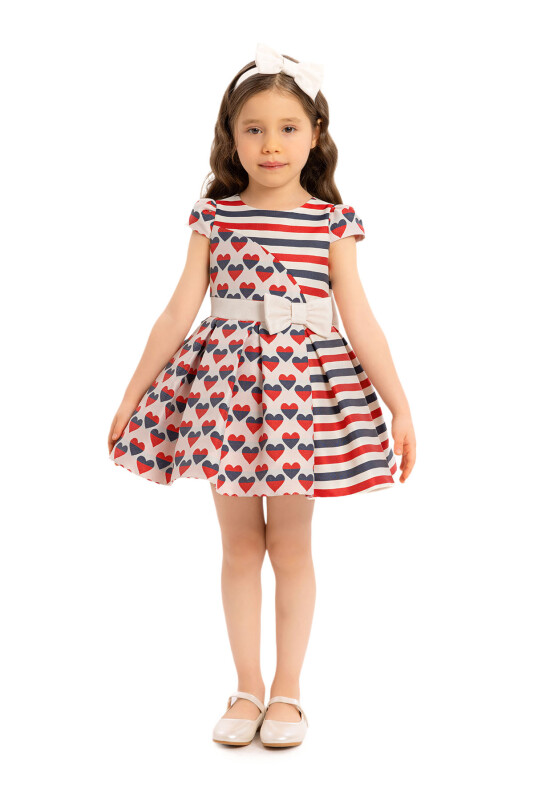 Navy Girls Heart Dress 6-24 MONTH 34171PR - Clothes (1)