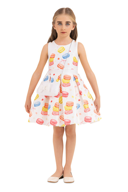 Blue Sleeveless Dress for Girls 2-6 AGE 33199PR 