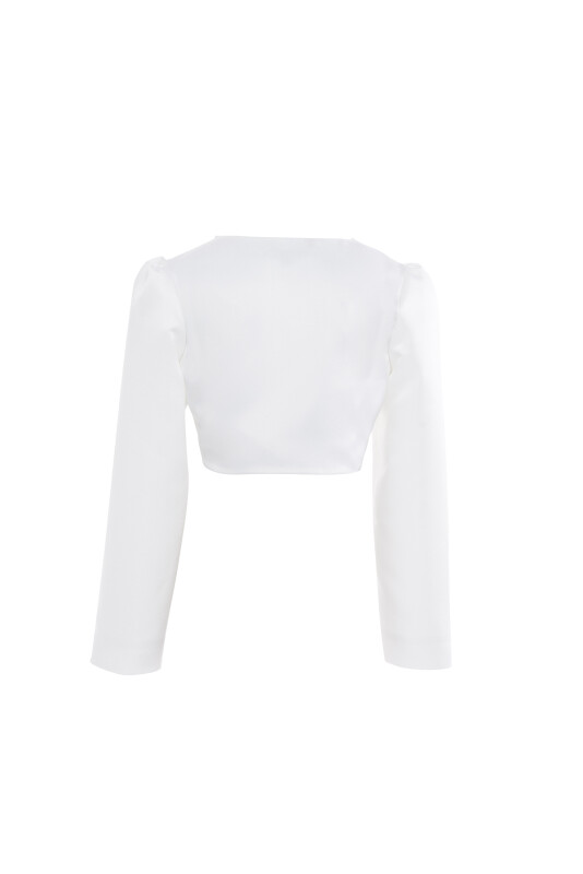 Ecru BOLERO for Girls 1-5 AGE 33371PR - Clothes (1)