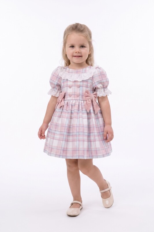 Powder Baby Plaid Ruffle-Collar Dress 6-36 MONTH 37083PR - Clothes (1)